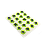 3D Holographic Fish Eyes - Yellow Chartreuse