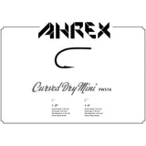 Ahrex FW516 Freshwater Curved Dry Mini Hook : Size Chart