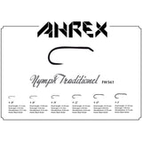 Ahrex FW561 Barbless Freshwater Traditional Nymph Hook : Size Chart