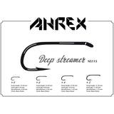 Ahrex NS115 Nordic Salt Deep Streamer Hook : Size Chart