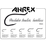 Ahrex PR383 Barbless Predator Trailer Hook : Size Chart