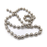 Bead Chain Eyes - Silver