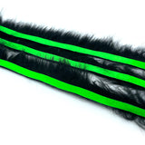 Magnum Bling Rabbit Strips - Black / Fluorescent Green Chartreuse