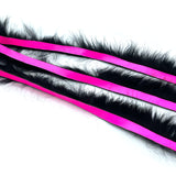 Magnum Bling Rabbit Strips - Black / Fluorescent Pink