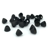 Hareline Brass Cone Heads - Matte Black