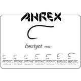 Ahrex FW521 Barbless Freshwater Emerger Hook : Size Chart