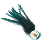 UV2 Coq De Leon Perdigon Fire Tail Feathers - Fluorescent Blue