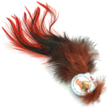 UV2 Coq De Leon Perdigon Fire Tail Feathers - Fluorescent Orange