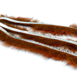 Magnum Bling Rabbit Strips - Crawfish Orange / Holo Silver