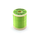 Danville Flat Waxed Nylon Thread - Fluorescent Green
