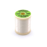Danville Flat Waxed Nylon Thread - Fluorescent White