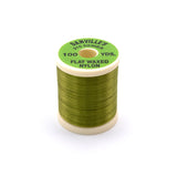 Danville Flat Waxed Nylon Thread - Olive