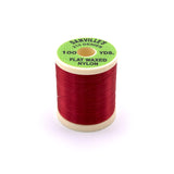 Danville Flat Waxed Nylon Thread - Red