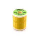 Danville Flat Waxed Nylon Thread - Yellow
