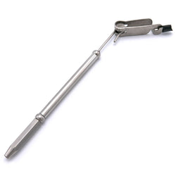 Dr. Slick 4" Rotary Hackle Pliers with Half Hitch Tool