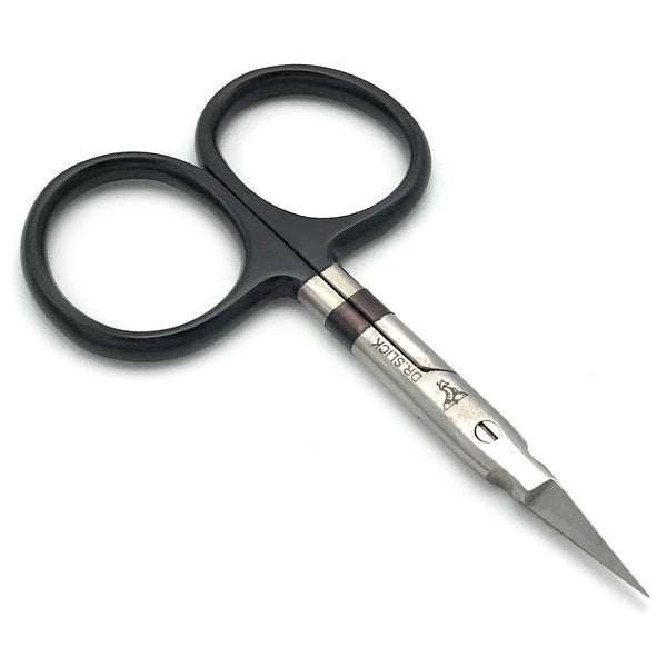 DR SLICK 3.5" Arrow Scissors - Straight Fly Tying Scissors With Serrated Blades