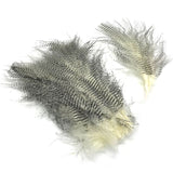 Fine Black Barred Marabou - Cream