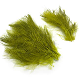 Fine Black Barred Marabou - Olive