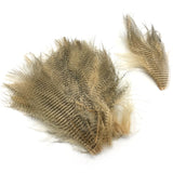 Fine Black Barred Marabou - Wood Duck Tan