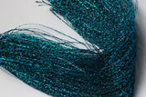 Flashabou Weave - Black / Green / Electric Blue