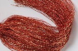 Flashabou Weave - Red / Copper / Gold