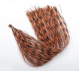 Grizzly Barred Flashabou - Fluorescent Orange / Black