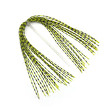 Grizzly Barred Rubber Legs - Fluorescent Chartreuse