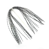 Grizzly Barred Rubber Legs - Gray