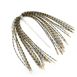 Grizzly Barred Rubber Legs - Natural