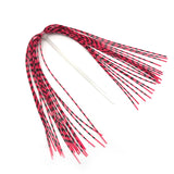 Grizzly Barred Rubber Legs - Red Neon