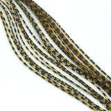 Hareline Barred Crazy Legs - Golden Yellow / Pearl Flake