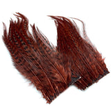 Hareline Woolly Bugger Hackle Patches - Brown