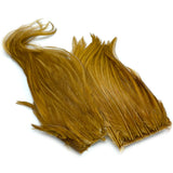 Hareline Woolly Bugger Hackle Patches - Ginger