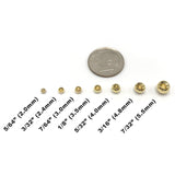 Hareline Tungsten Bead Size Chart