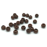 Hareline Dazzle Brass Beads - Mottled Brown