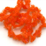 Hareline Frizzle Chenille - UV Hot Orange