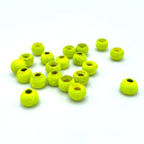 Hareline Gritty Tungsten Beads - Chartreuse
