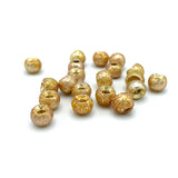 Hareline Gritty Tungsten Beads - Gold