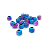 Hareline Gritty Tungsten Beads - Rainbow