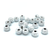Hareline Gritty Tungsten Beads - Silver