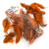 Hareline Grizzly Soft Hackle - Hot Orange