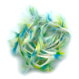Hareline Groovy Bunny Strips - Blue / Yellow / White