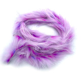 Hareline Groovy Bunny Strips - Fluorescent Cerise / Purple / White