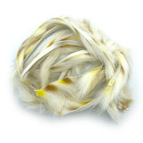 Hareline Groovy Bunny Strips - Yellow / Tan / White