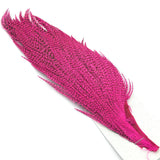 Hareline Half Rooster Cape - Grizzly Hot Pink