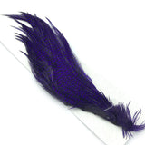 Hareline Half Rooster Cape - Grizzly Purple