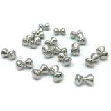 Hareline Heavy Lead Eyes - Nickel (Silver)