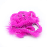 Hareline Rabbit Strips - Fluorescent Pink