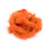 Hareline Rabbit Strips - Hot Orange