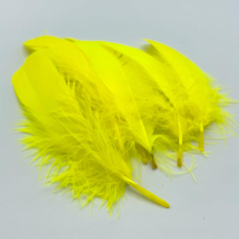 Goose Nagorie Feathers Dyed - Yellow